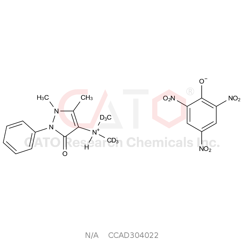 4‑Dimethyl‑D6‑aminoantipyrine picrate（Aminophenazone‑D6 picrate）