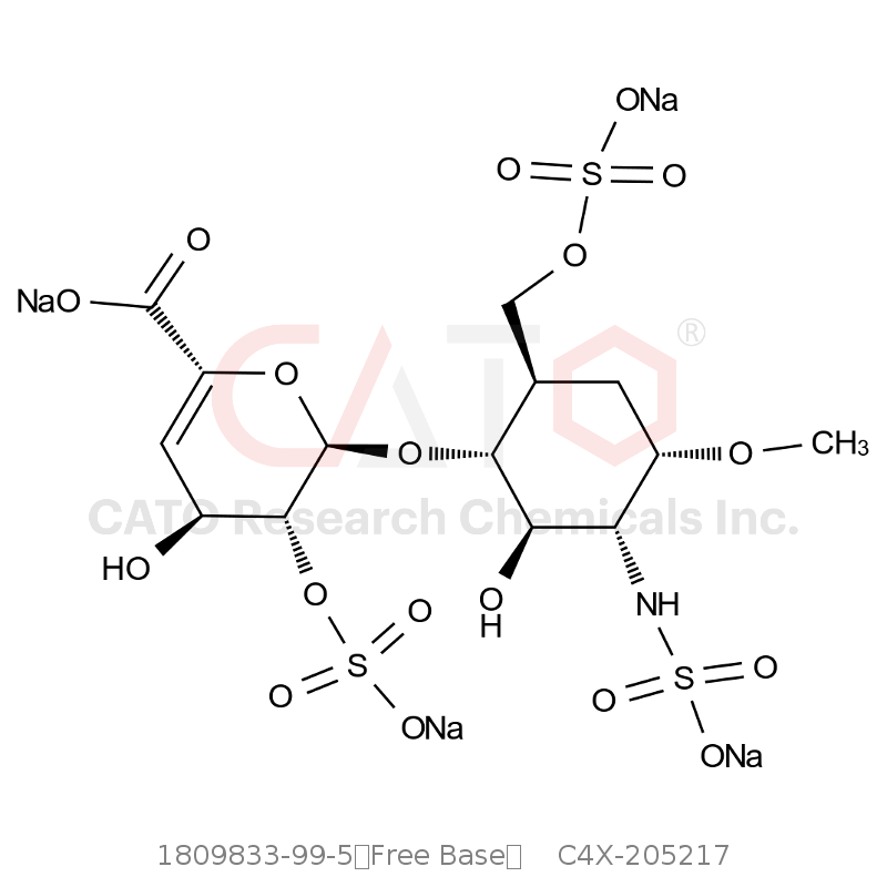 CAS No.:1809833-99-5（Free Base）,磺达肝素(癸)钠杂质17