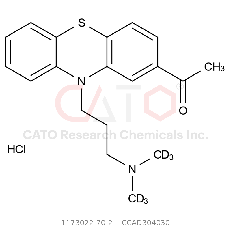 CAS No.:1173022-70-2,Acepromazine-D6 hydrochloride