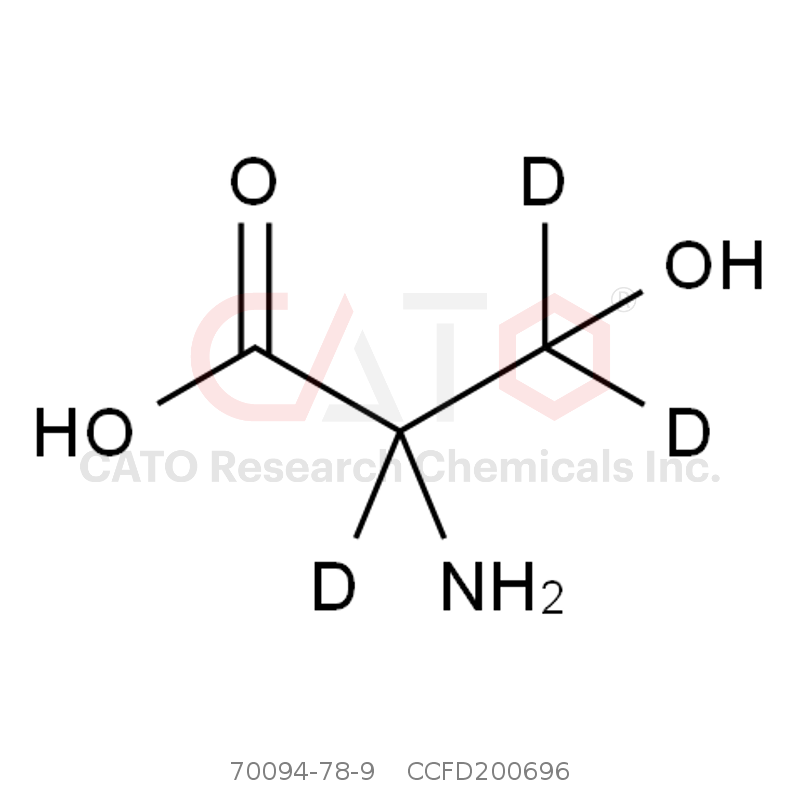 CAS No.:70094-78-9,DL-Serine-2,3,3-d3