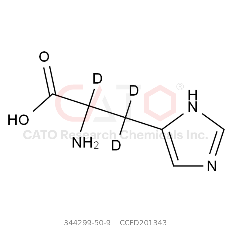CAS No.:344299-50-9,DL-Histidine-alpha,beta,beta-d3