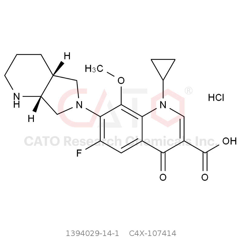 CAS No.:1394029-14-1,莫西沙星EP杂质G(HCL)