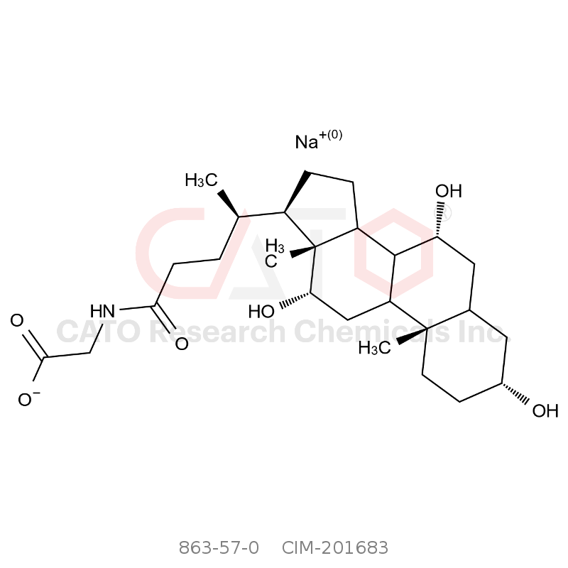 CAS No.:863-57-0,Glycocholic Acid Sodium Salt