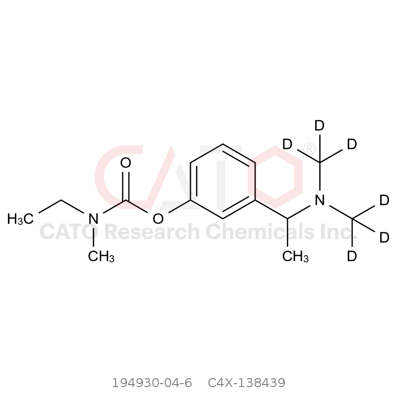 CAS No.:194930-04-6,rac Rivastigmine-d6