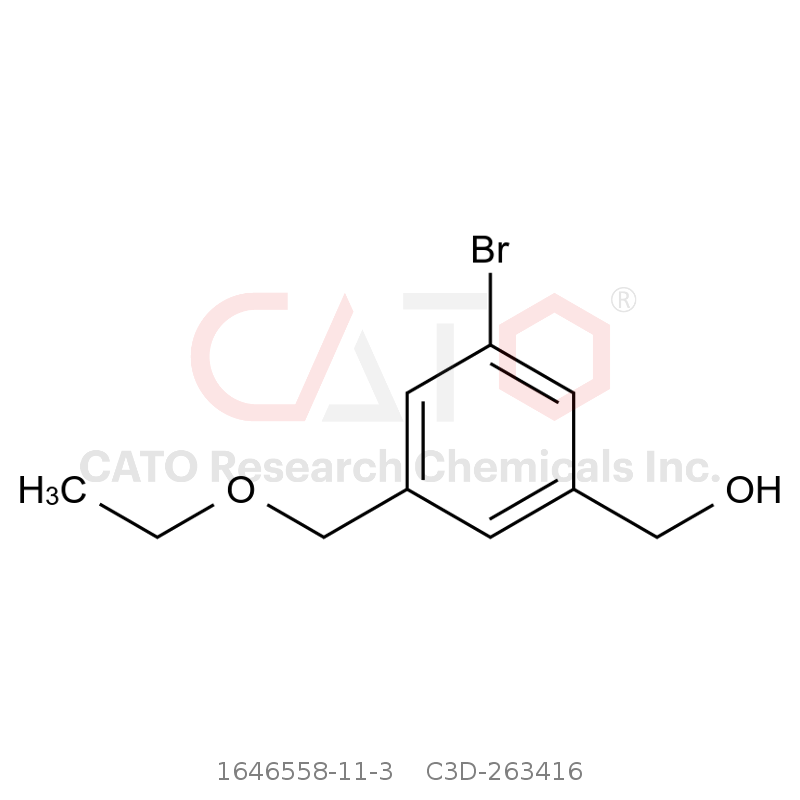 CAS No.:1646558-11-3,(3-bromo-5-(ethoxymethyl)phenyl)methanol