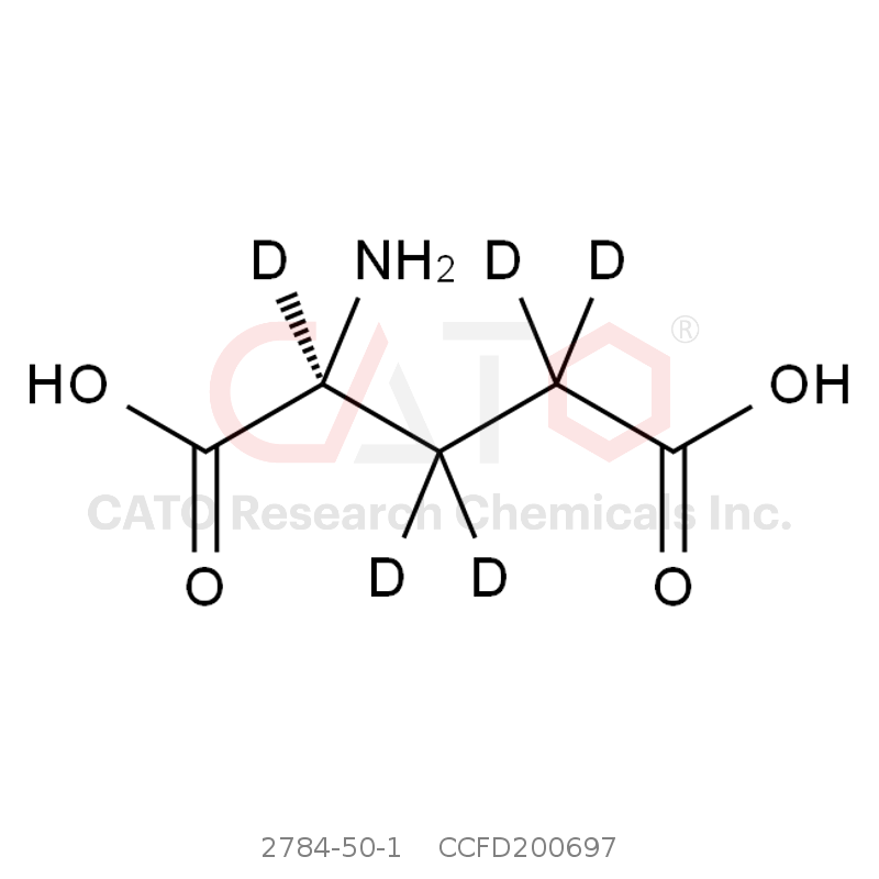 CAS No.:2784-50-1,L-Glutamic-2,3,3,4,4-d5 Acid