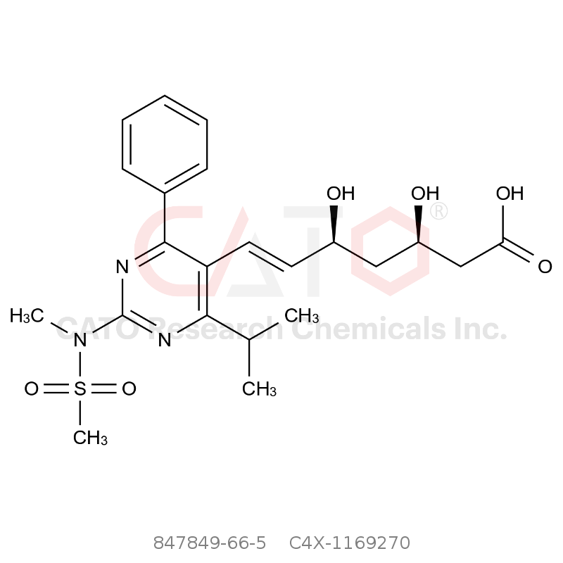 CAS No.:847849-66-5,Rosuvastatin Impurity 270