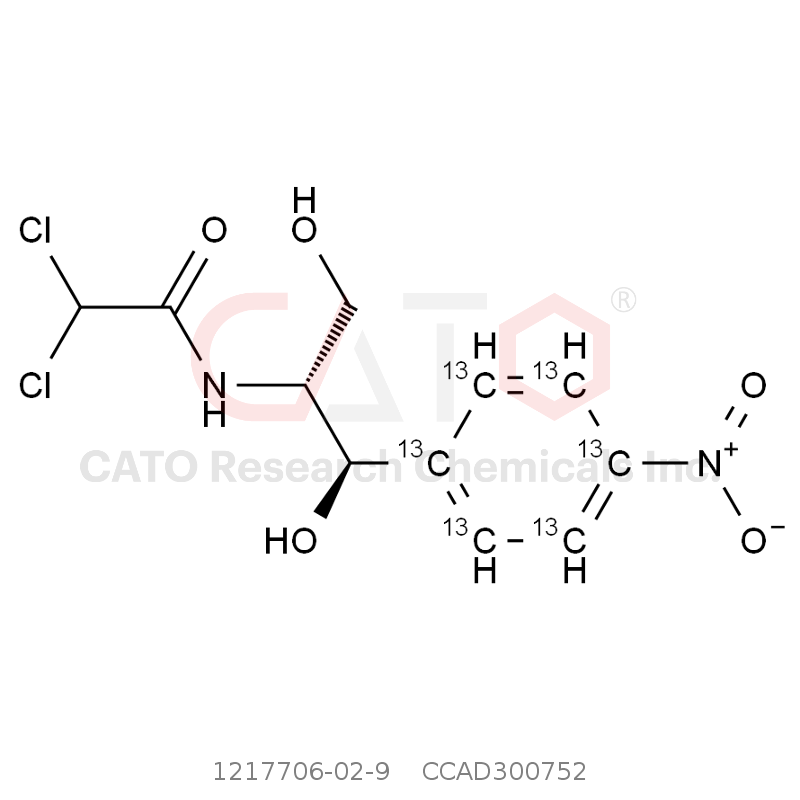 CAS No.:1217706-02-9,氯霉素-13C6