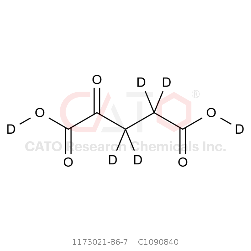 CAS No.:1173021-86-7,2-Ketoglutaric acid-d6 