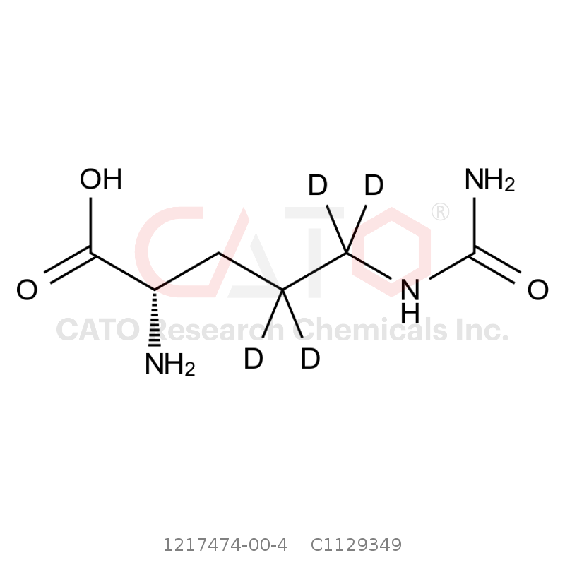CAS No.:1217474-00-4,L-Citrulline-d4