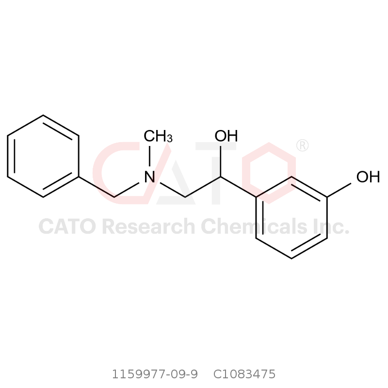 CAS No.:1159977-09-9,3-(2-(Benzyl(methyl)amino)-1-hydroxyethyl)phenol