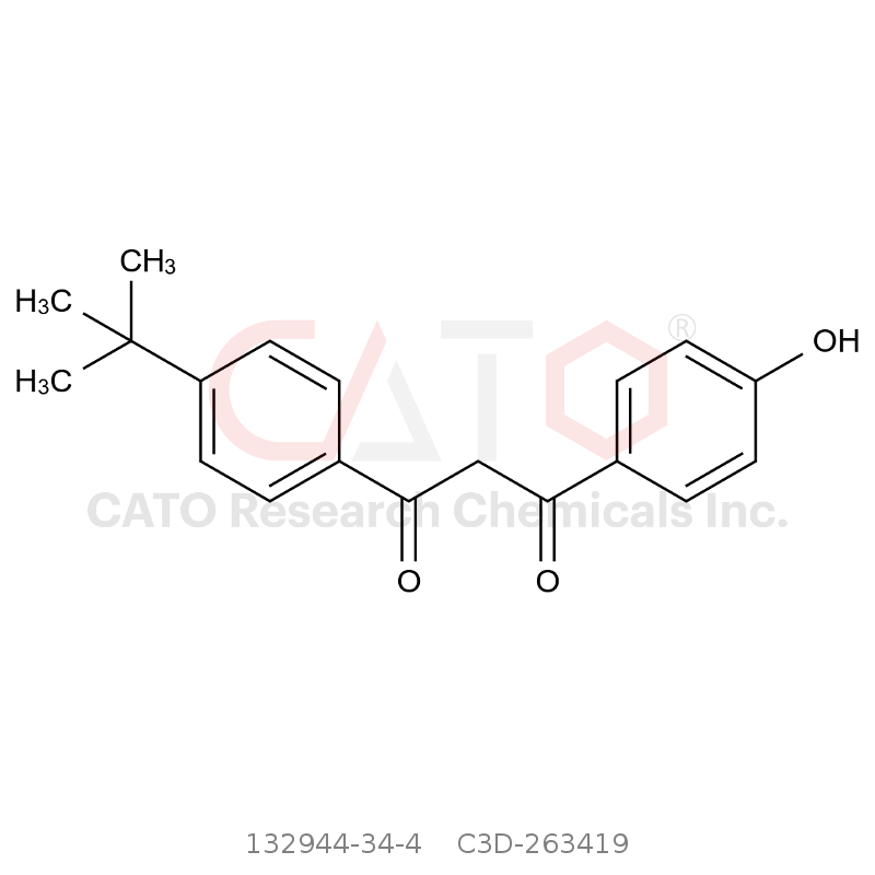 CAS No.:132944-34-4,1-[4-(1,1-Dimethylethyl)phenyl]-3-(4-hydroxyphenyl)-1,3-propanedione