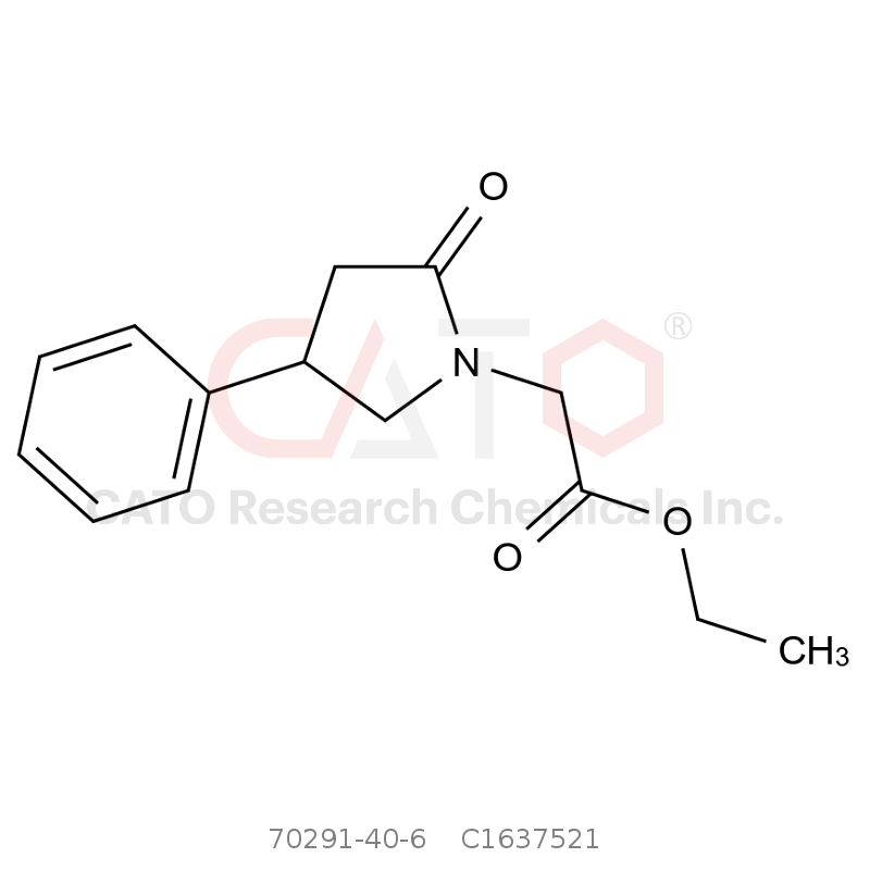 CAS No.:70291-40-6,Ethyl 2-(2-oxo-4-phenylpyrrolidin-1-yl)acetate