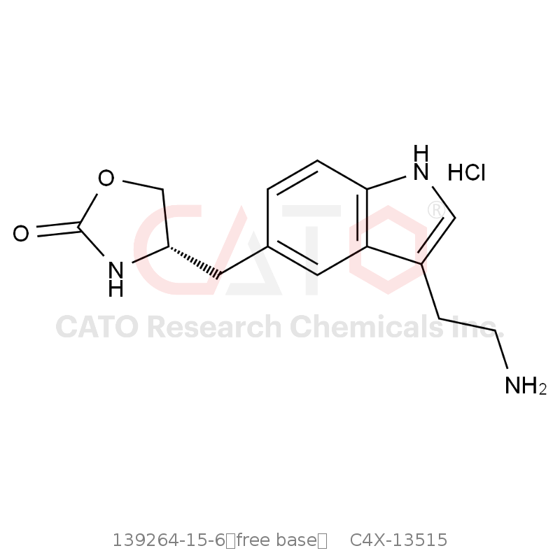 CAS No.:139264-15-6（free base）,佐米曲普坦杂质5