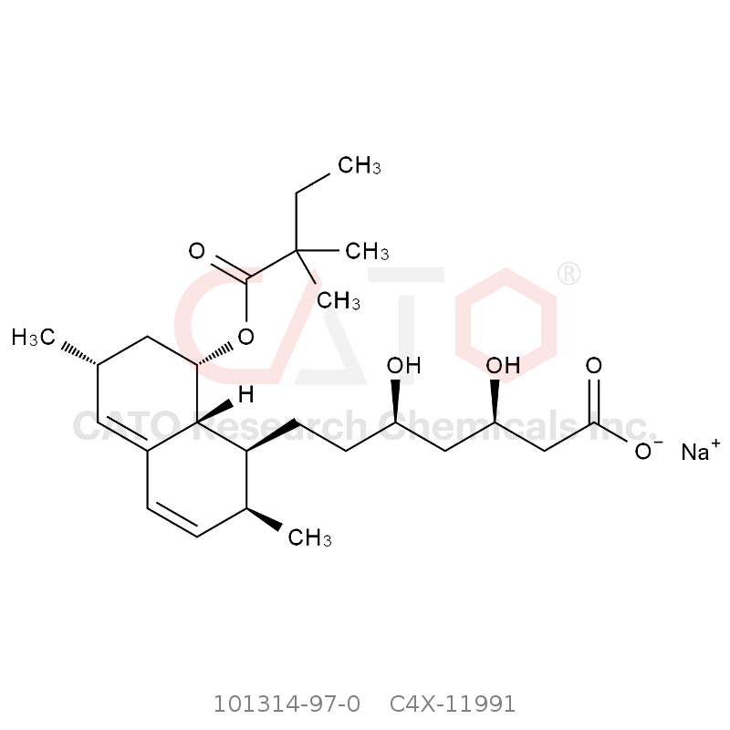 CAS No.:101314-97-0,Simvastatin EP Impurity A(Sodium Salt)
