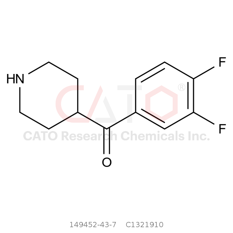 CAS No.:149452-43-7,(3,4-Difluorophenyl)(piperidin-4-yl)methanone