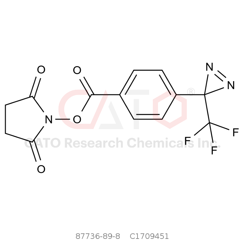 CAS No.:87736-89-8,4-[3-(Trifluoromethyl)diazirin-3-yl]benzoic Acid N-Hydroxysuccinimide Ester