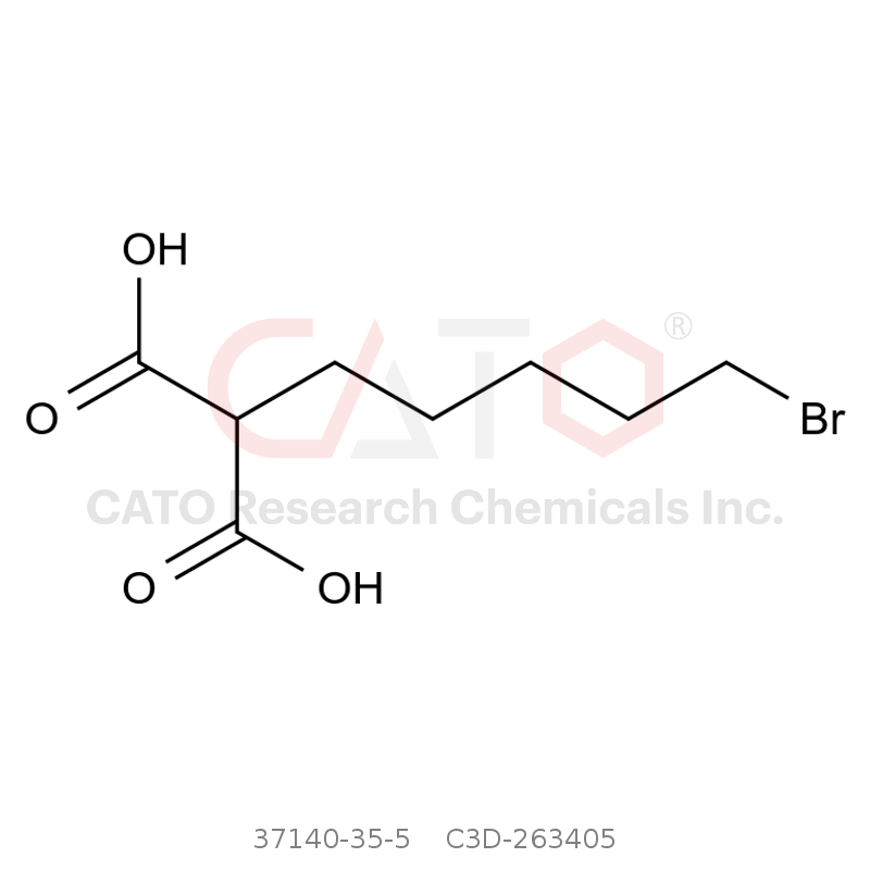 CAS No.:37140-35-5,2-(5-Bromopentyl)malonic Acid