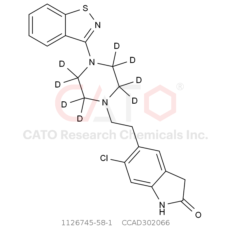CAS No.:1126745-58-1,齐拉西酮-D8