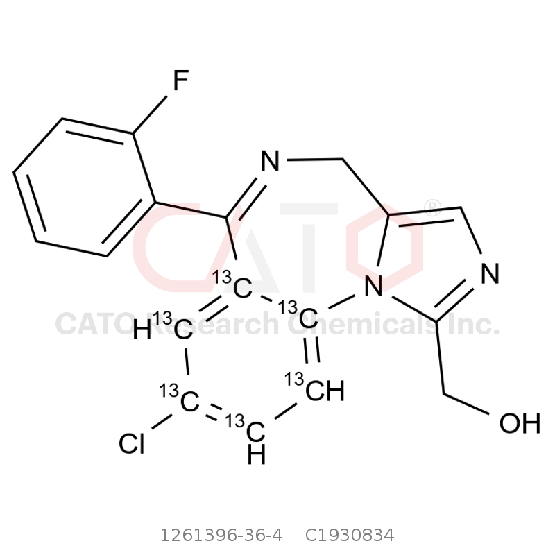CAS No.:1261396-36-4,[13C6]-1-Hydroxymidazolam