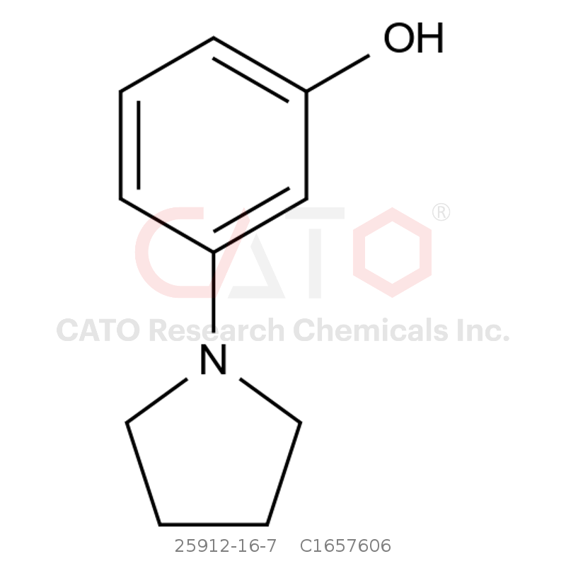 CAS No.:25912-16-7,3-(pyrrolidin-1-yl)phenol