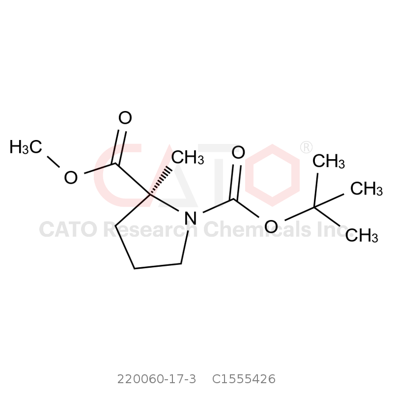 CAS No.:220060-17-3,（S） N-Boc-2-甲基脯氨酸甲酯