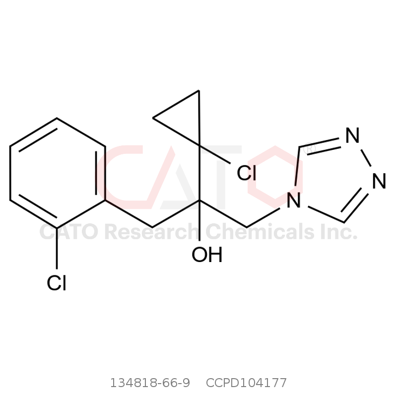 CAS No.:134818-66-9,2-(1-氯环丙基)-1-(2-氯苯基)-3-(4H-1,2,4-三唑-4-基)丙烷-2-醇