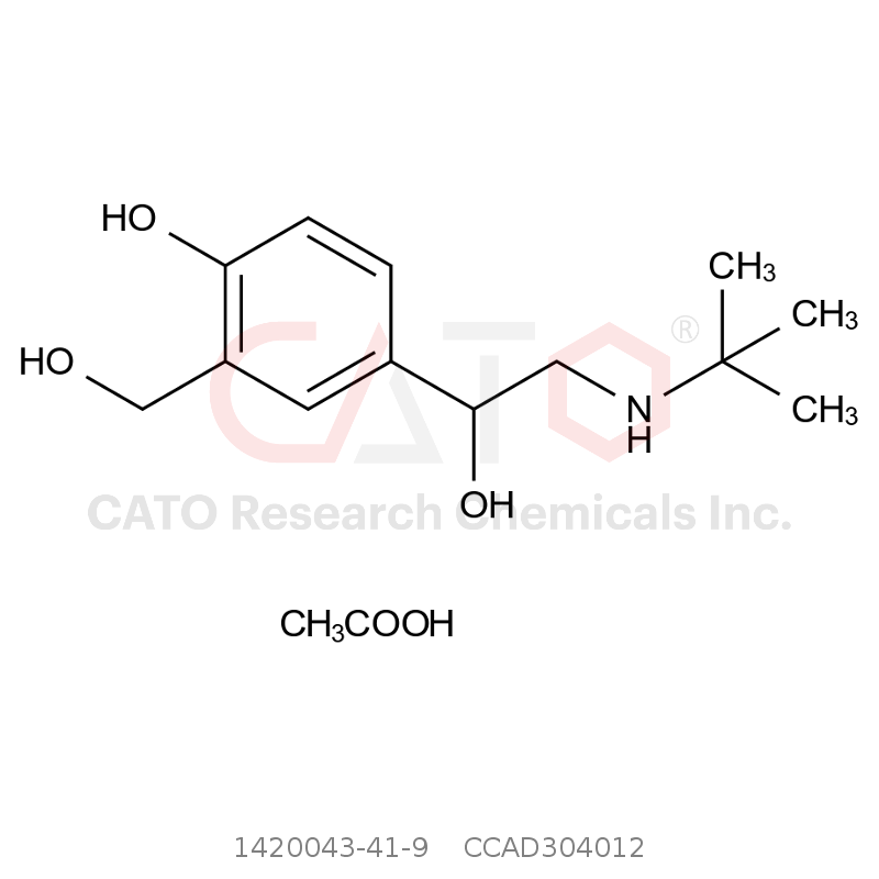 CAS No.:1420043-41-9,沙丁胺醇乙酸盐