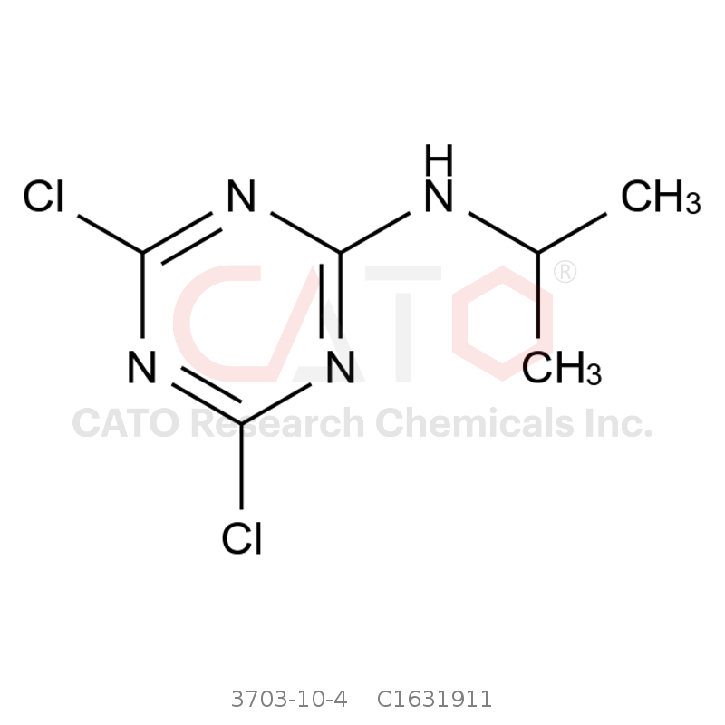 CAS No.:3703-10-4,2,4-Dichloro-6-isopropylamino-1,3,5-triazine