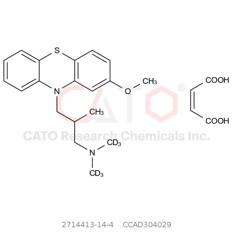 CAS No.:2714413-14-4,(±)-Levomepromazine-D6 maleate