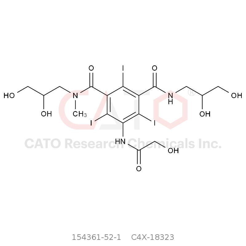 CAS No.:154361-52-1,Iopromide EP Impurity C (Mixture of Diastereomers)