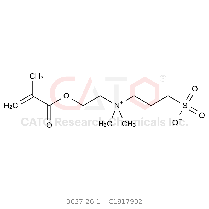 CAS No.:3637-26-1,3-((2-(Methacryloyloxy)ethyl)dimethylammonio)propane-1-sulfonate