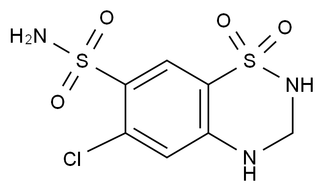 CAS No.:58-93-5,双氢克尿塞(氢氯噻嗪)