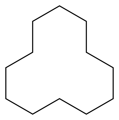 环十二烷 Cyclododecane CAS 294-62-2 结构式 Chemical Structure