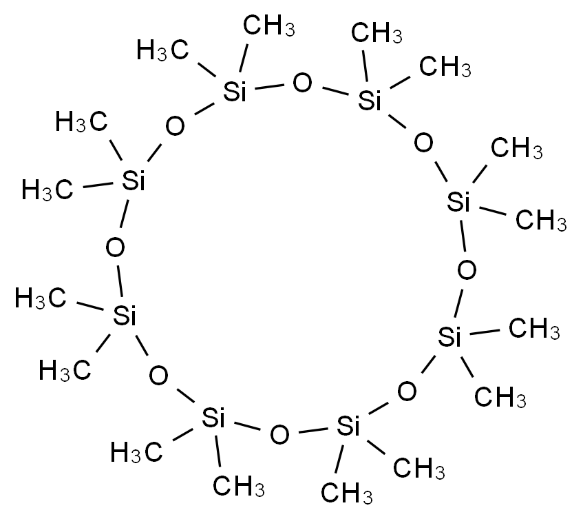 十六烷基环八硅氧烷 Hexadecamethylcyclooctasiloxane CAS 556-68-3 结构式 Chemical Structure