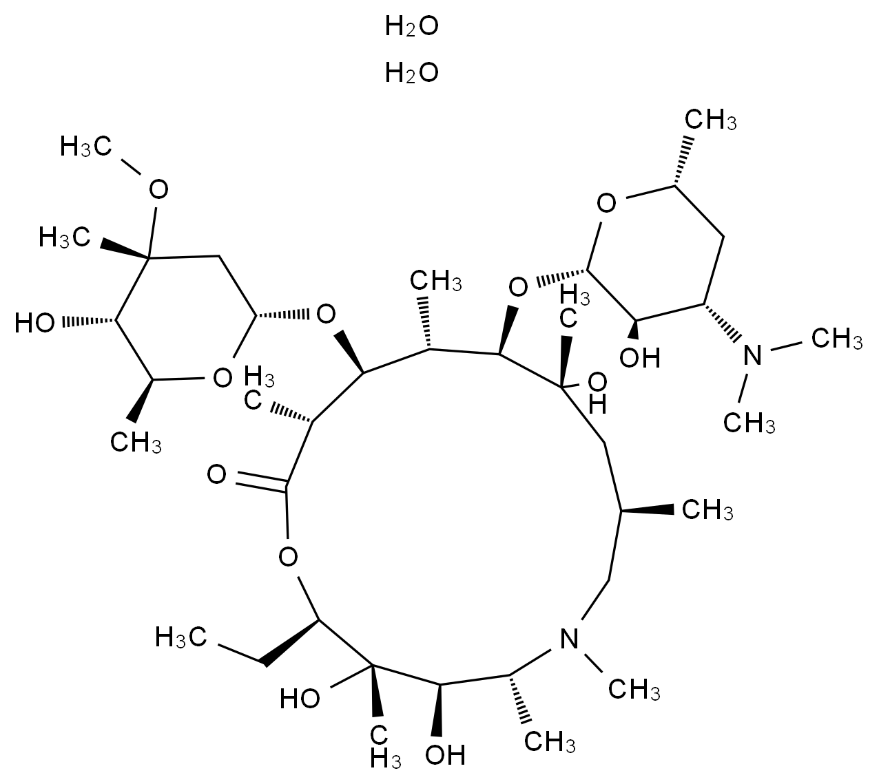 CAS No.:117772-70-0,阿奇霉素二水合物