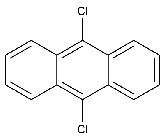 9,10-二氯蒽 9,10-Dichloroanthracene CAS 605-48-1 结构式 Chemical Structure