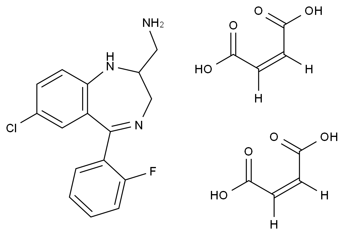 CAS No.:59469-29-3,咪达唑仑EP杂质E 2马来酸盐