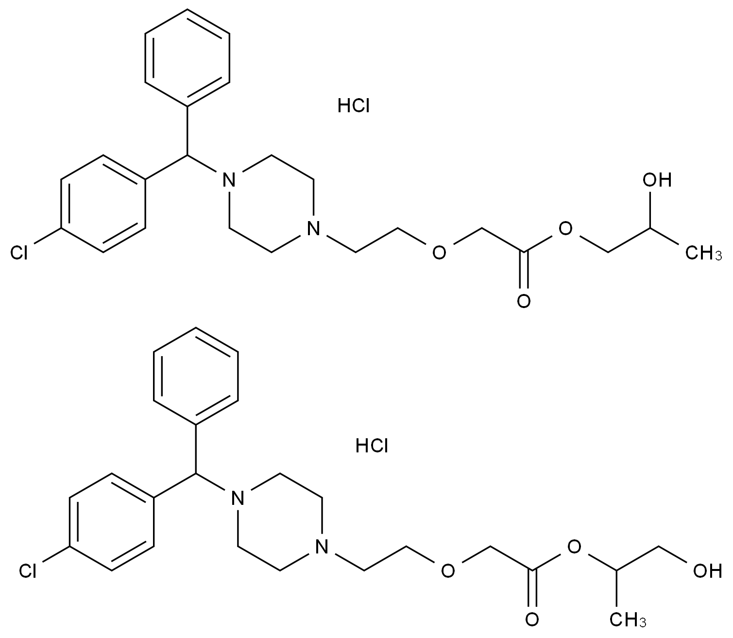 Cetirizine Impurity 37 HCl (Mixture of Isomers)