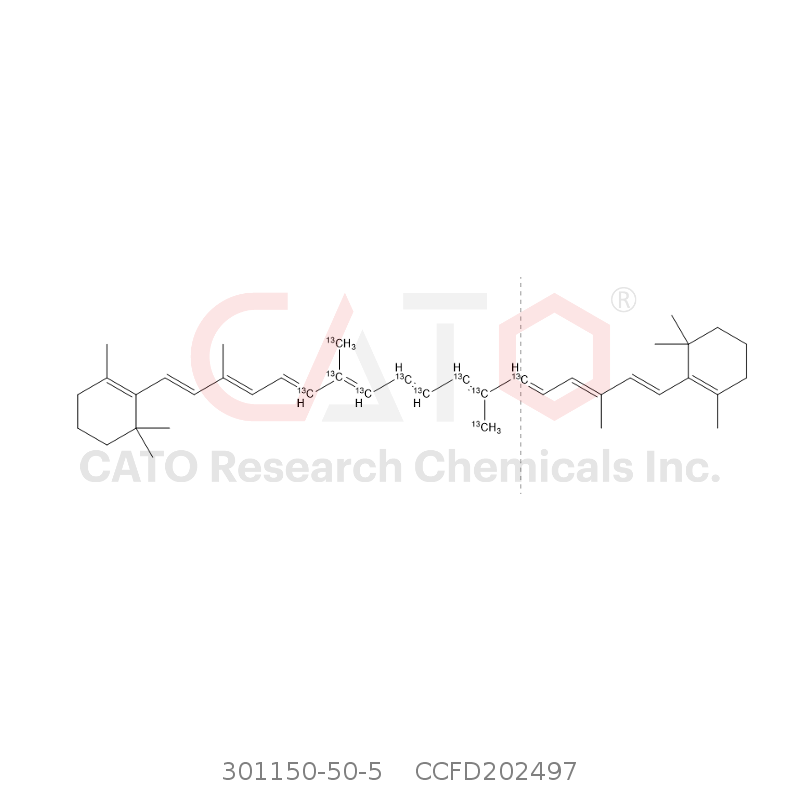 CAS No.:301150-50-5,[13C10]-Beta-Carotene