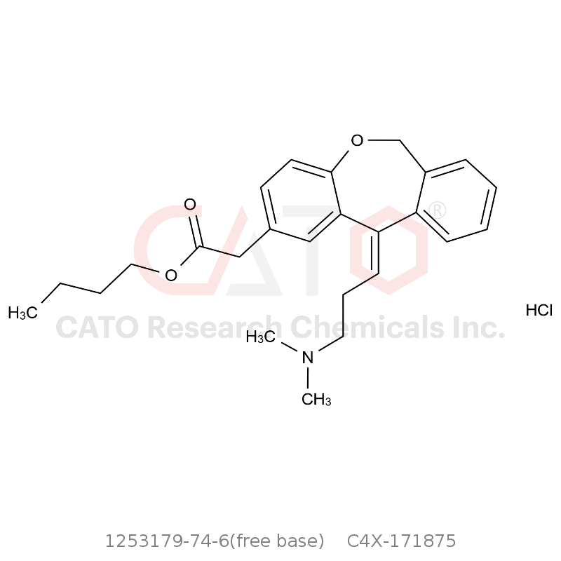 CAS No.:1253179-74-6(free base),Olopatadine Impurity 75
