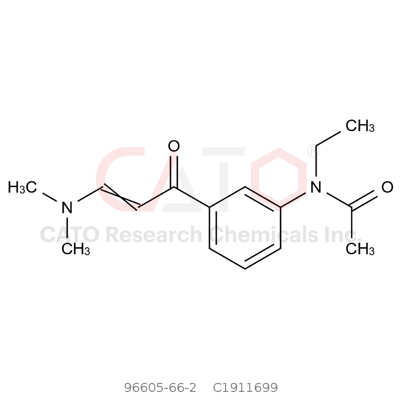 CAS No.:96605-66-2,N-(3-(3-(Dimethylamino)acryloyl)phenyl)-N-ethylacetamide