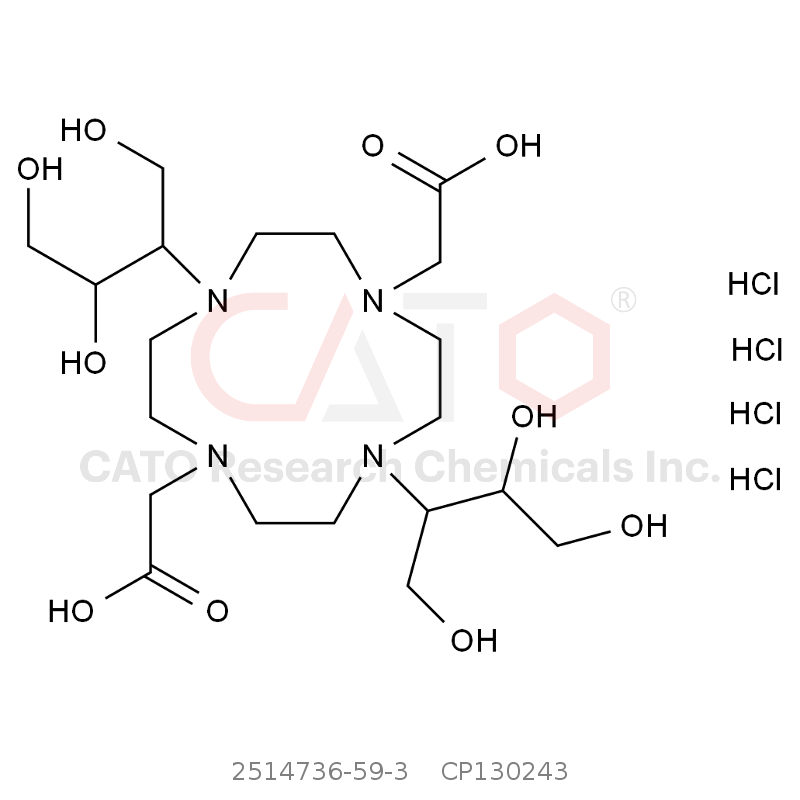 CAS No.:2514736-59-3,Gadobutrol EP Impurity A 4HCl (Mixture of Diastereomers)