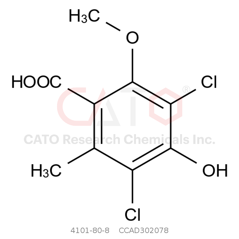 CAS No.:4101-80-8,Dichloroisoeverninic Acid