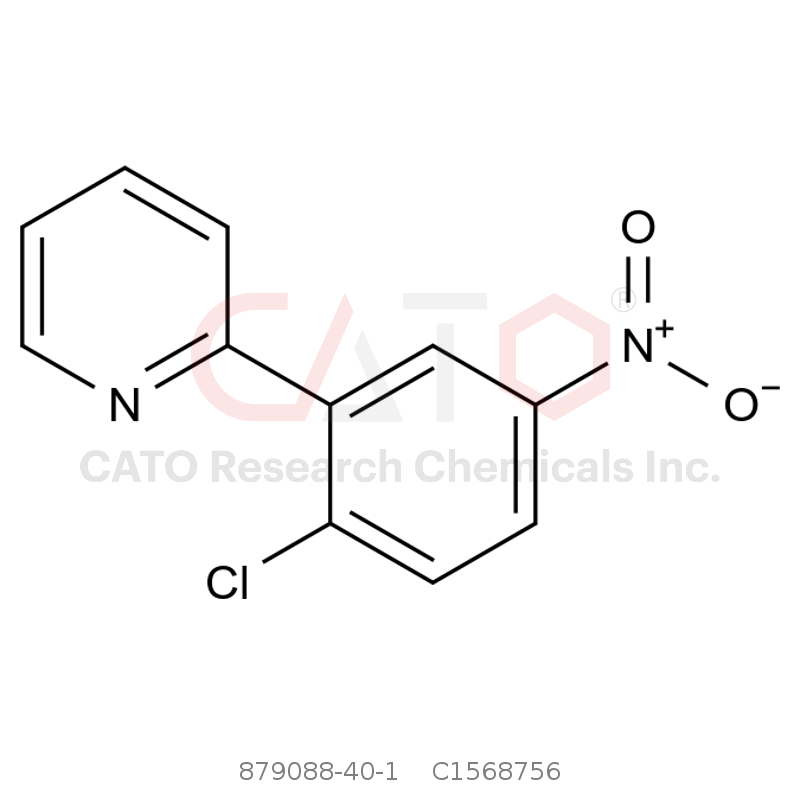 CAS No.:879088-40-1,2-(2-Chloro-5-nitrophenyl)pyridine