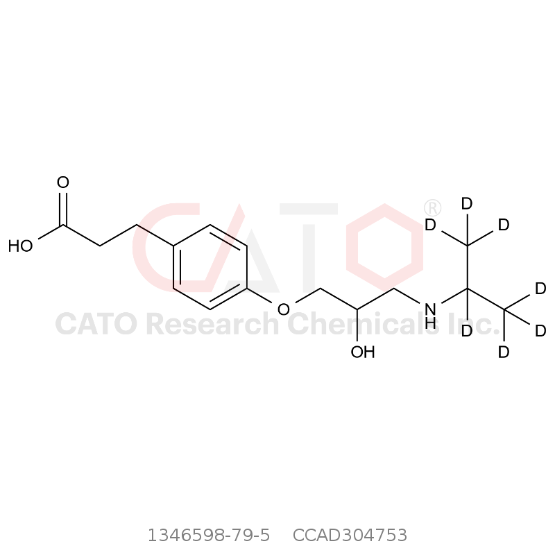 CAS No.:1346598-79-5,Esmolol acid-D7