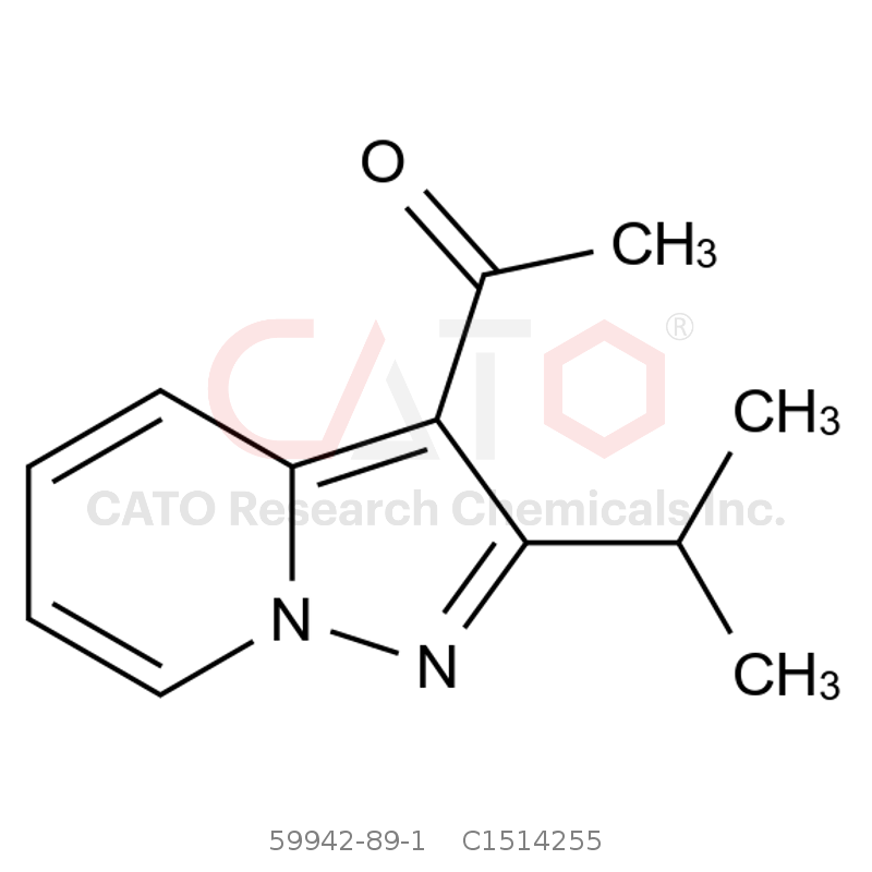CAS No.:59942-89-1,1-(2-Isopropylpyrazolo[1,5-a]pyridin-3-yl)ethanone