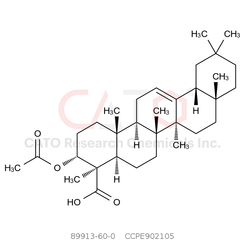 CAS No.:89913-60-0,3-O-Acetyl-α-boswellic acid
