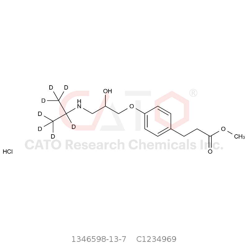 CAS No.:1346598-13-7,Esmolol-d7 Hydrochloride