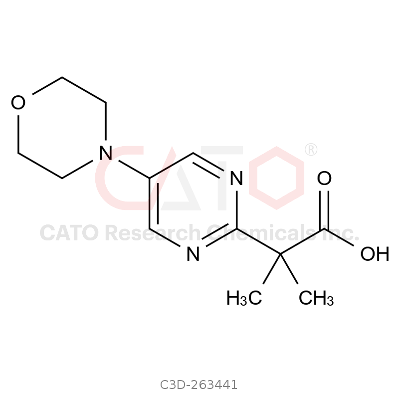 2-Methyl-2-(5-morpholinopyrimidin-2-yl)propanoic acid